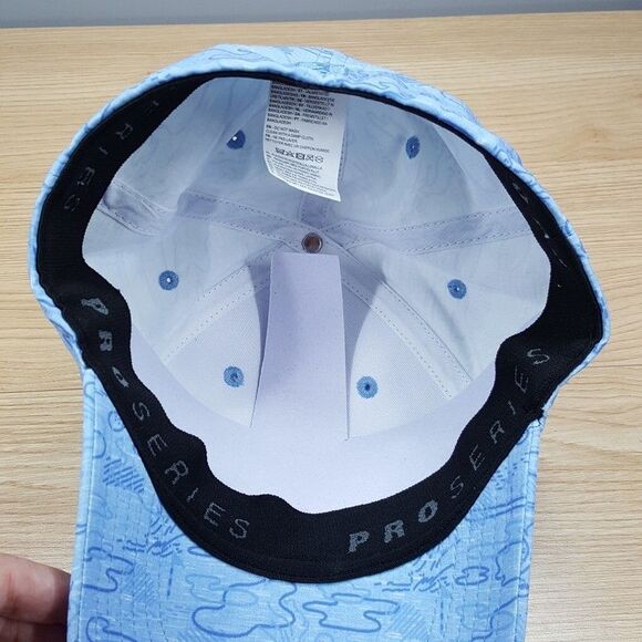 PGA Tour Mens Blue Conversational Printed Flex Cap Sweatband One Size - Picture 7 of 8